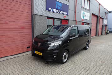 Fiat Scudo 2.0 MultiJet L3H1 DC Business Pro+ 5zitter, Stof, Gebruikt, Zwart, Dealer onderhouden