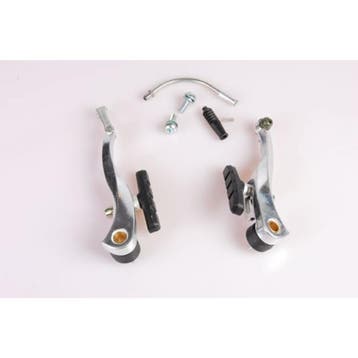 Amigo Complete V-brake remset - voor en achter - zilver -..., Fietsen en Brommers, Ophalen of Verzenden, Nieuw, Wiel