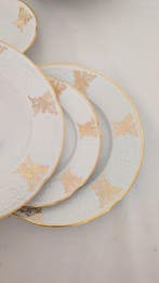 Richard Ginori - Eetservies voor 6 (20) - Porselein, Goud