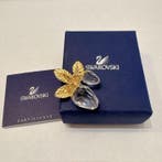 Swarovski - Aardbeienmotief, kristal- en goudkleurige