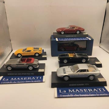 IXO 1:43 - Modelauto (6) - Maserati, Nieuw