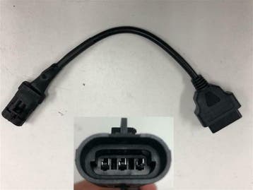 KYMCO scooter - motorbike 3 pin naar 16 pin verloop adapter, Ophalen of Verzenden