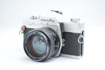 Minolta SR-T 101 + MC W.Rokkor-SG 3.5/28mm Single lens, Nieuw