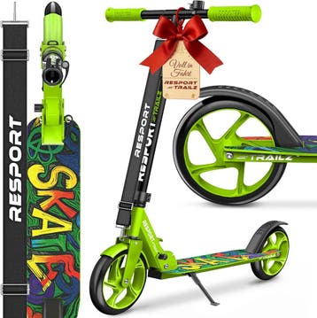Kinderstep - 2 wielen - Kinder step - Verstelbaar - Groen -, Fietsen en Brommers, Steps, Verzenden, Zo goed als nieuw