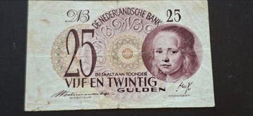 Nederland. - 25 Gulden 1945 - Nvph 80 (Zonder minimumprijs)