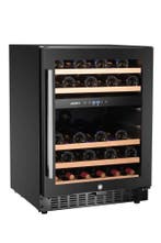 Wijnkoeler, 2 zones, 46 flessen, Arktic, Zwart, 570x595x(H)8, Witgoed en Apparatuur, Koelkasten en IJskasten, Ophalen of Verzenden