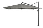 Platinum Icon T1 parasol 4x3 meter Manhattan Grey, Tuin en Terras, Verzenden, Nieuw, Zweefparasol, Kantelbaar