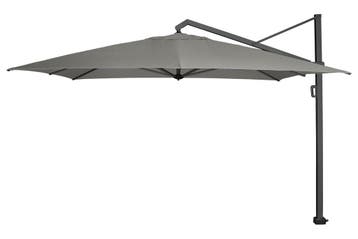 Platinum Icon T1 parasol 4x3 meter Manhattan Grey, Verzenden, Nieuw, Zweefparasol, Kantelbaar