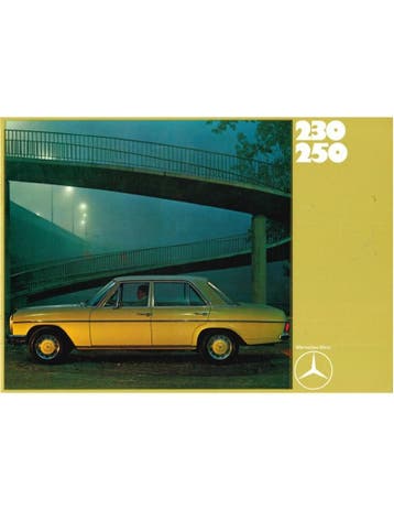 1972 MERCEDES BENZ 230 | 250 BROCHURE NEDERLANDS, Boeken, Nieuw, Author