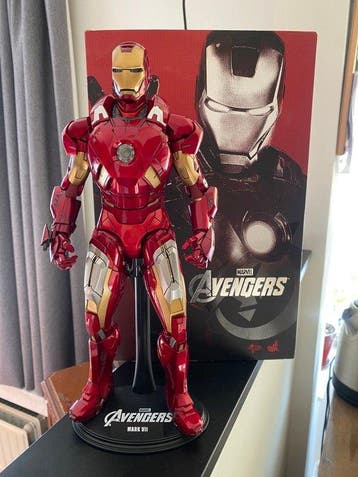 Hot Toys - Action figure Iron Man Mark VII MMS185 -, Nieuw