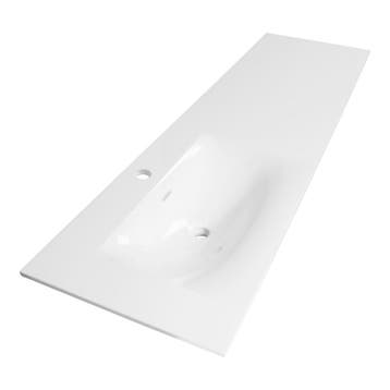 Brauer Glacier Wastafel Asymmetrisch - 160 cm - met 1, Ophalen of Verzenden, Nieuw