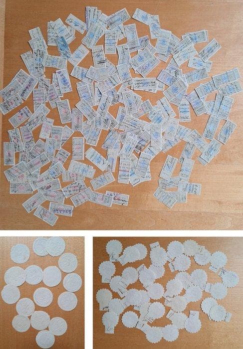 Nederland - Fiscaal: collectie plakzegels van emissies 1829, Postzegels en Munten, Postzegels | Nederland