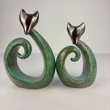 Mario Klara (1973) - Foxes, Antiek en Kunst