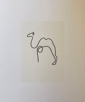 Pablo Picasso (1881-1973) - Le chameau, 1907. - 60 x 50, Antiek en Kunst, Kunst | Tekeningen en Foto's