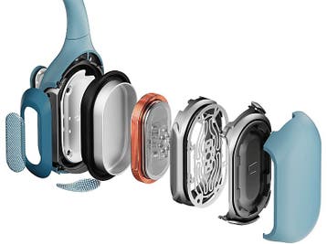 Shokz -  Openrun Pro Bone Conduction  - Blauw, Verzenden, Nieuw, Over oor (circumaural), Overige merken