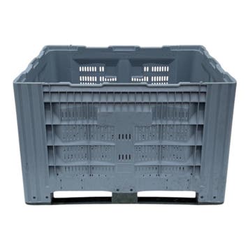 Kunststof palletbox PB003 nieuw grijs 1200 x 1000 x 785 mm, Nieuw, 100 cm of meer, 60 cm of meer, 50 cm of meer