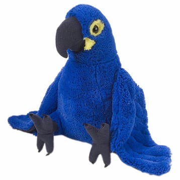 Wild Republic papegaai knuffel - pluche - blauw - 30 cm, Verzenden, Nieuw