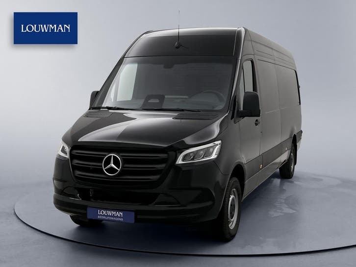 Zakelijke Lease |  Mercedes-Benz Sprinter 317 1.9 L3H2 Led k, Auto's, Bestelauto's, Lease, Overige kleuren, Automaat, Zwart, Mercedes-Benz