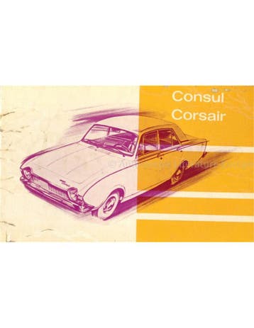 1964 FORD CONSUL | CORSAIR INSTRUCTIEBOEKJE NEDERLANDS, Auto diversen