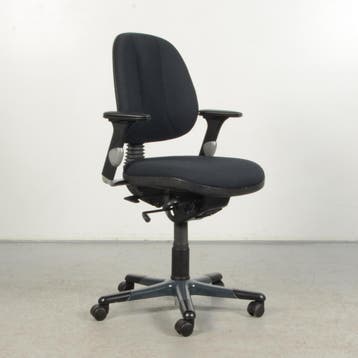Bureaustoel RH Logic 3 - Zwart - Armpads vernieuwd, Ophalen of Verzenden, Nieuw in verpakking