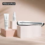 LOreal Steampod 3.0 Stoomstijltang Wit, Ophalen of Verzenden, Nieuw, Krultang of Stijltang