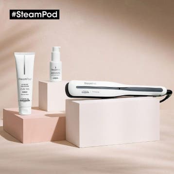 LOreal Steampod 3.0 Stoomstijltang Wit, Ophalen of Verzenden, Nieuw, Krultang of Stijltang