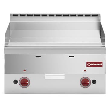 Diamond Bakplaat | PRO 600 | Gas | Verchroomd | 10.4kW | 600, Ophalen of Verzenden, Nieuw in verpakking