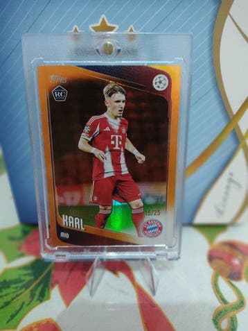 Topps UEFA Champions League Lennart Karl 187 Rookie-kaart,, Verzamelen, Nieuw