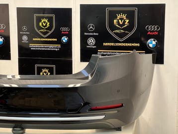 BMW 3-serie bj.2018 achterbumper PDC 6 kleur metallic zwart, Gebruikt, Achter, BMW, Bumper
