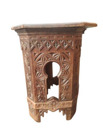 Kast - Hout - Moorse bijzettafel van hout
