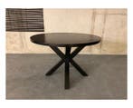 Eettafel Essenhout Rond met Spinpoot | Rond-140 cm, Ophalen of Verzenden, Nieuw