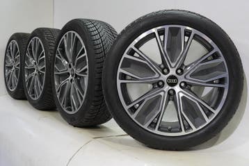 Audi A5 S5 B10 19 inch velgen Goodyear Winterbanden Originee, 19 inch, Gebruikt, Velg(en), Winterbanden