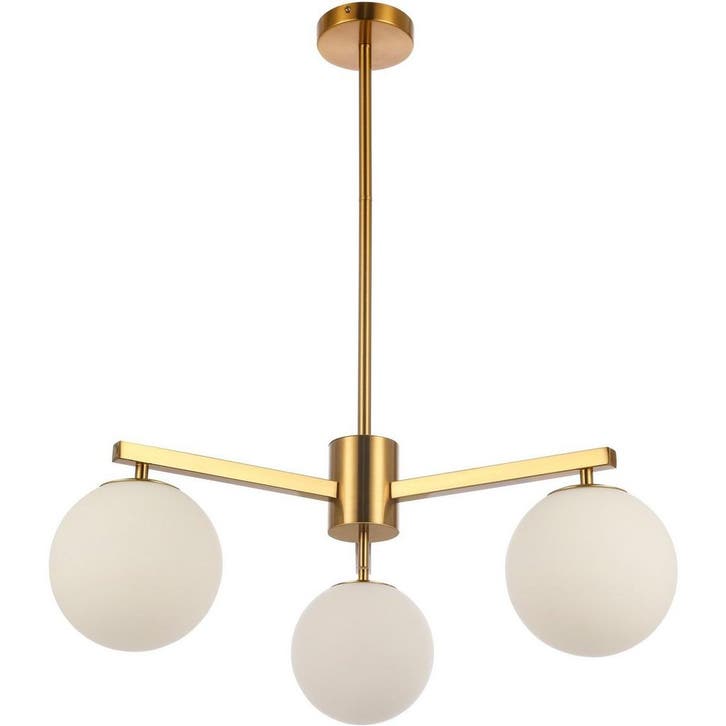 Hanglamp Stella White 3-licht, Huis en Inrichting, Lampen | Overige, Nieuw, Verzenden