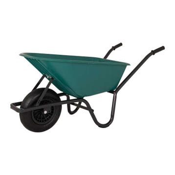 Kunststof Kruiwagen Groene Bak – 85 liter – Luchtband of, Ophalen of Verzenden, Nieuw