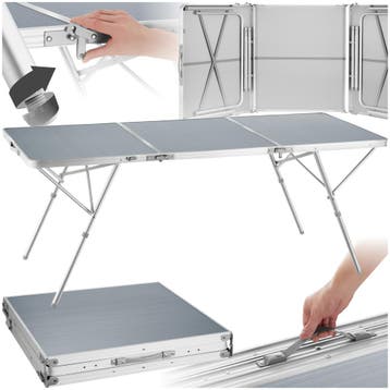 Aluminium klaptafel Jumbo met draaggreep 180x70x70 cm, Verzenden, Nieuw