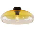 Moderne plafonnière amber, Arif, Huis en Inrichting, Lampen | Plafondlampen, Ophalen of Verzenden, Nieuw, Glas, Modern