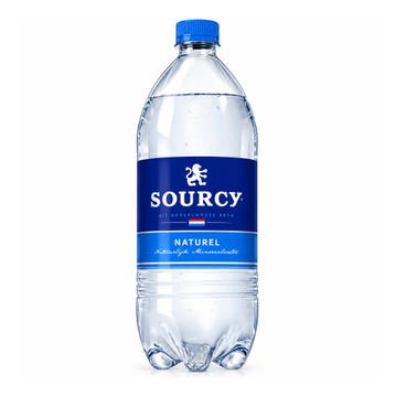 Sourcy Blauw mineraalwater 1,1 liter, Ophalen of Verzenden