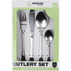 Benson Bestekset 16-delig - RVS (Onbekend), Ophalen of Verzenden, Nieuw