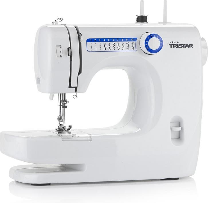 Naaimachine - 10 patronen - Wit Tristar SM-6000 Sewing Machi, Kinderen en Baby's, Speelgoed | Educatief en Creatief, Nieuw, Verzenden