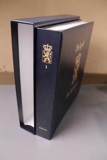 België 1849/1949 - Leeg DAVO LX voordrukalbum deel I +, Gestempeld