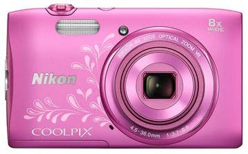 Nikon Coolpix S3600 Digitale Compact Camera - Roze/Lineart, Verzenden, Zo goed als nieuw