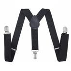 Fako Fashion - Kinder Bretels - Effen - 65cm - Zwart, Kinderen en Baby's, Verzenden, Nieuw
