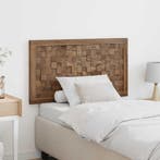 vidaXL Hoofdbord Naturel Massief Teakhout, Verzenden, Nieuw, Bruin, Hout