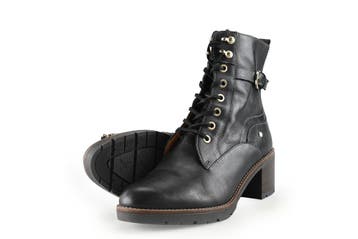 Pikolinos Veterboots in maat 40 Zwart, Verzenden, Zwart, Overige typen, Zo goed als nieuw