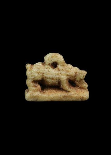 Oude Egypte, late periode Faience Amulet van Nut als een