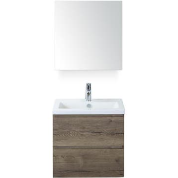 Vogue Badmeubelset 60 cm - Greeplijst in Kleur - Tabacco -, Ophalen of Verzenden, Nieuw