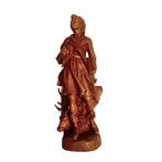 Val Gardena - Demetz - Sculptuur - Sant’ Uberto - 68 cm -