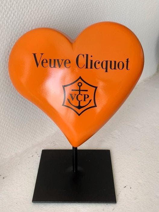XTC Artist - Coeur Clicquot orange, Antiek en Kunst, Kunst | Designobjecten