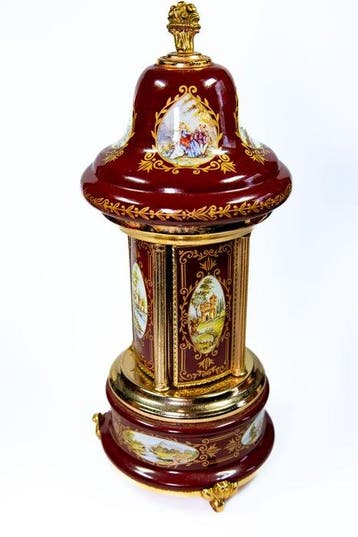 Speeldoos Reuge lipstick sigaren carrousel carillon danseres