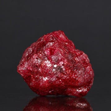 Levendig bloedrood diamant • GEEN VEILINGRESERVE • Zeldzame